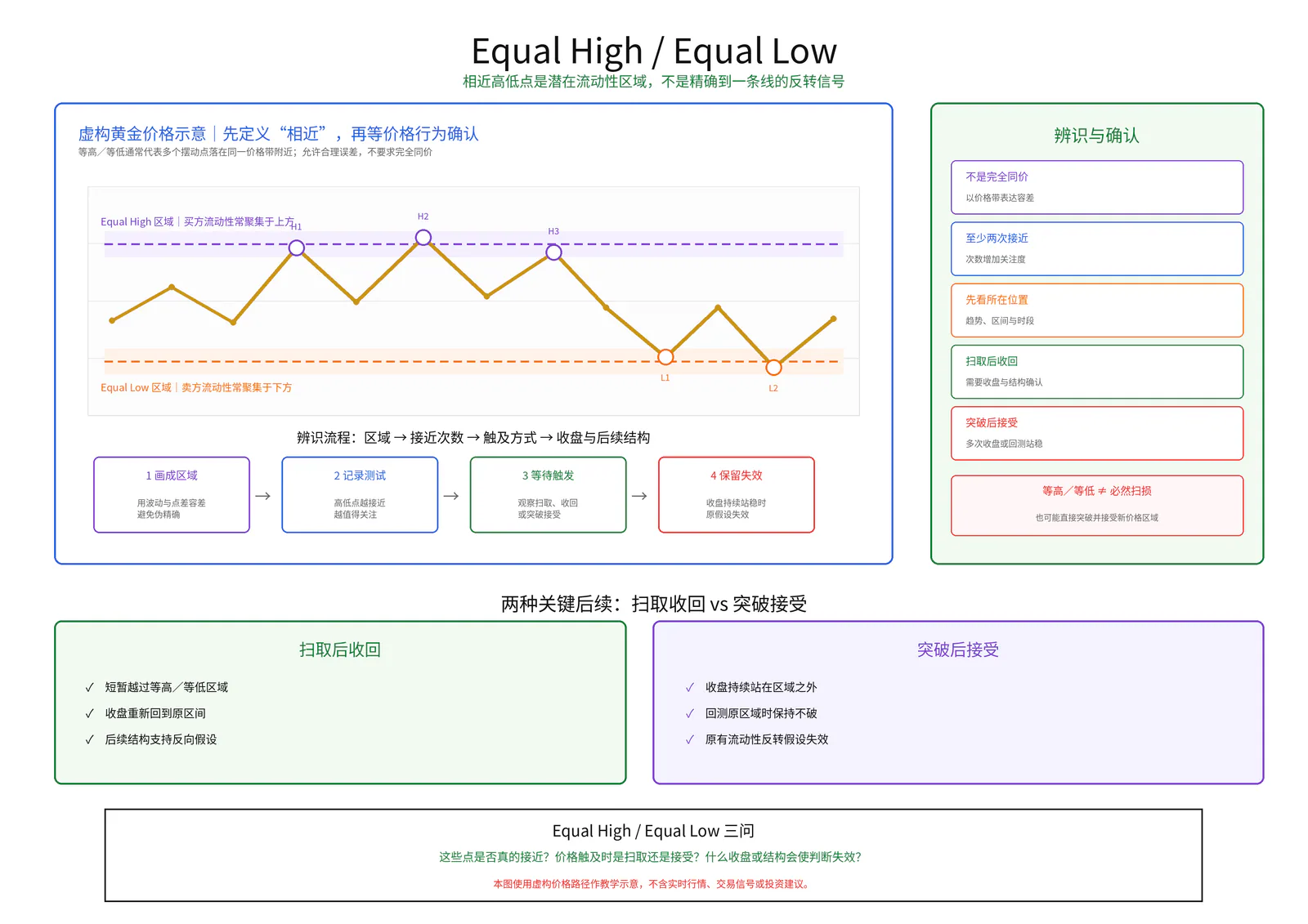 Equal High / Equal Low教学图卡